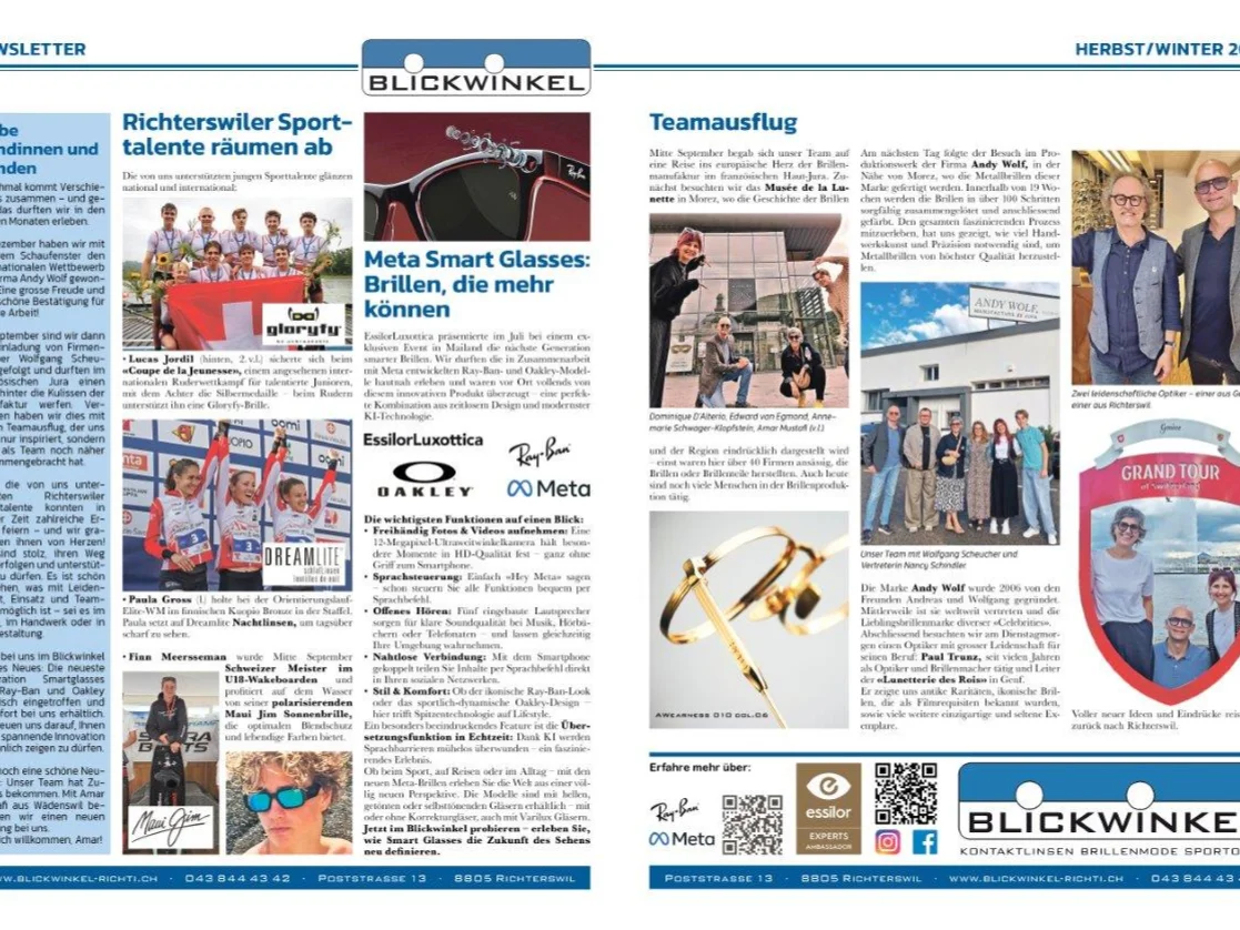 Titelseite des Newsletters Herbst und Winter 2025